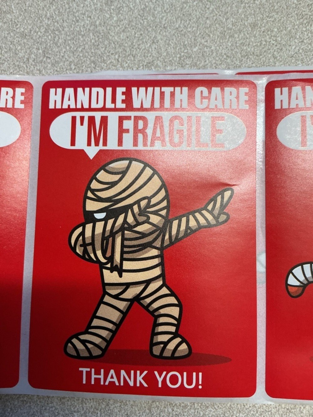 10 Random Cute Fragile Stickers Handle With Care Mix Bundle (Copy)